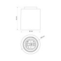 E27 socket lamp holder for outdoor smooth IP44