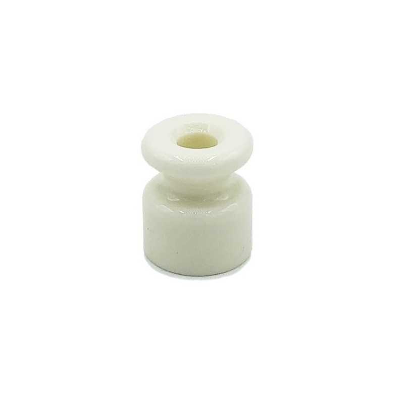 Large white porcelain insulator 24mm x 18mm diameter