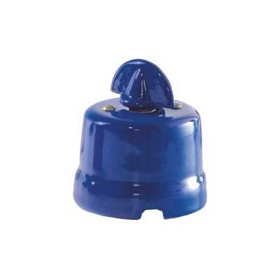Porcelain toggle switch with red loop