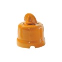 Porcelain toggle switch with red loop