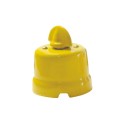Porcelain toggle switch with red loop