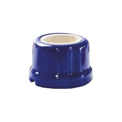 Porcelain socket base in red color