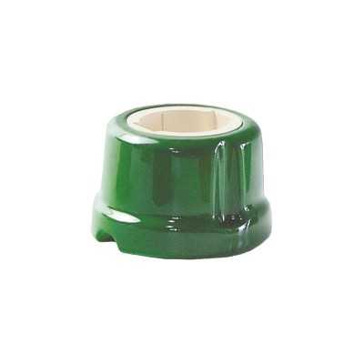 Porcelain socket base in red color