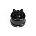 Black porcelain switch with a loop of colors