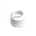 Porcelain socket with French outlet