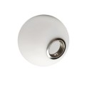 Matte glass globe with threaded E14-G9 entry