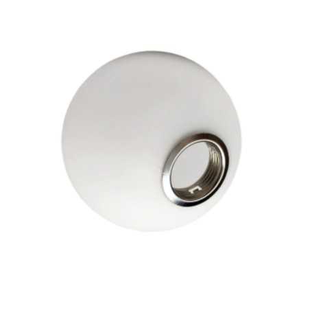 Matte glass globe with threaded E14-G9 entry