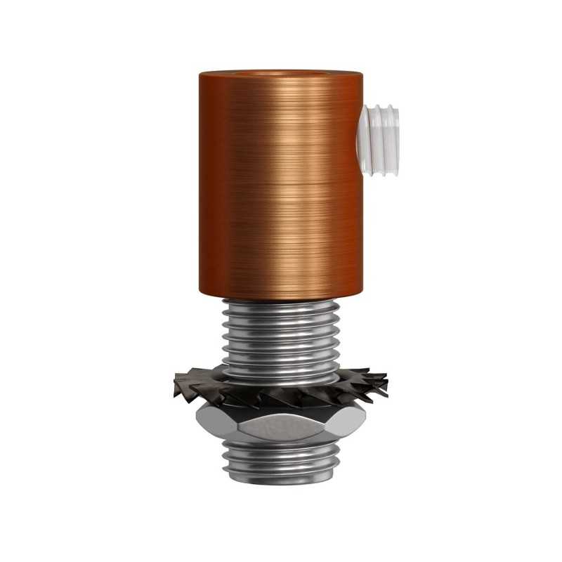 Cylindrical metal clamp for cable M10x1 | LIGHTING DIY