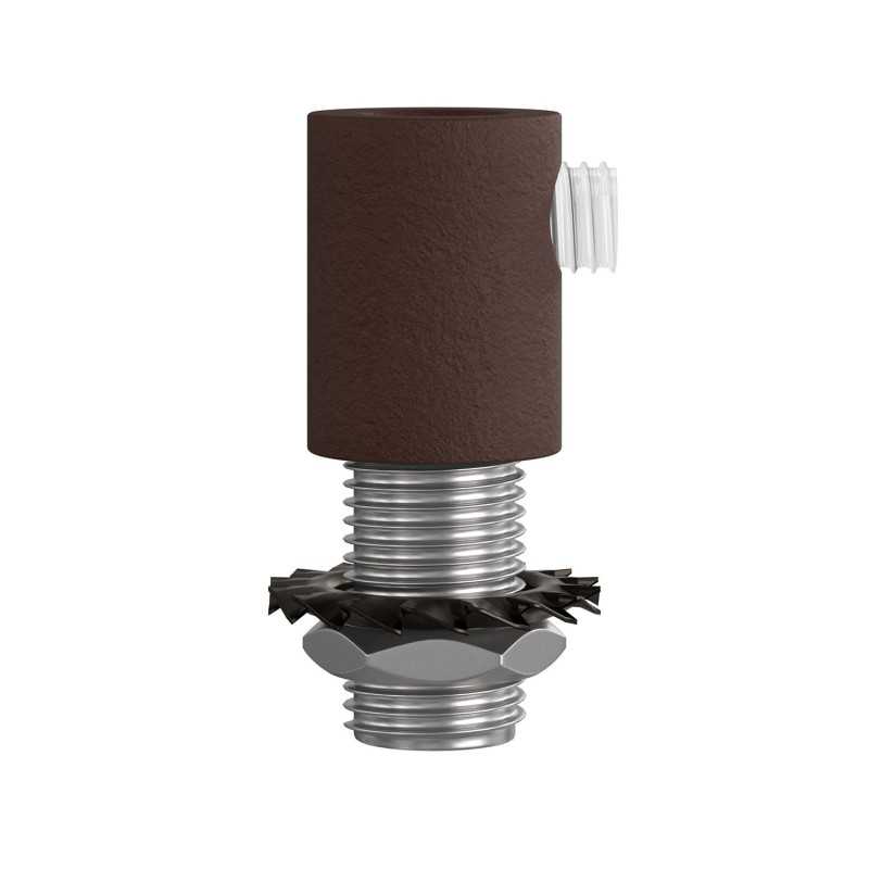 Cylindrical metal clamp for cable M10x1 | LIGHTING DIY