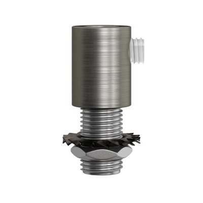 Cylindrical metal clamp for cable M10x1 | LIGHTING DIY