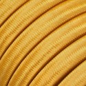 Flat garland outdoor cable in gold color