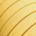 Flat outdoor garland cable in yellow color