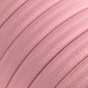 Flat pink outdoor garland cable
