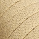 Flat outdoor garland in jute color