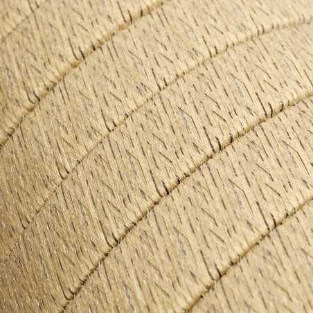 Flat outdoor garland in jute color