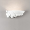 Wall lamp engraved plaster 360mm x 135mm x 135mm