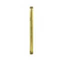 Brass rod 10 mm in diameter and 50 mm long with threaded ends