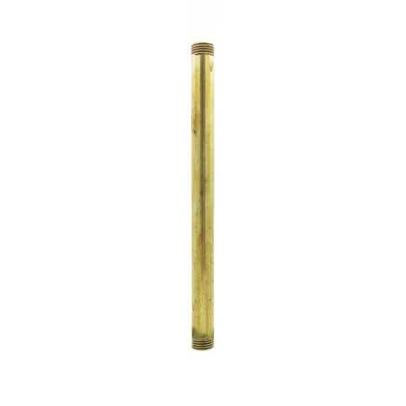 Brass rod 10 mm in diameter and 50 mm long with threaded ends