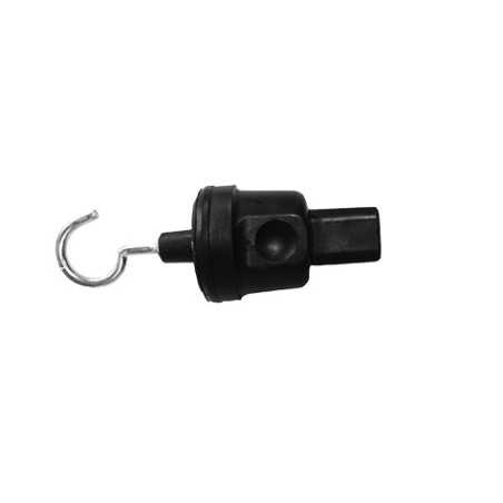 Special safety hook for garland cable