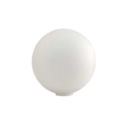 White shiny globe 160mm without neck opening 45mm
