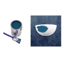 Wall lamp plaster 100mm x 160mm x 70mm with double outlet