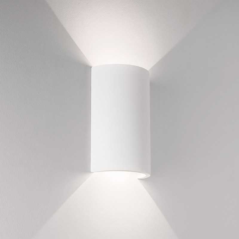 Wall lamp plaster 100mm x 160mm x 70mm with double outlet