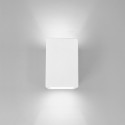 Wall lamp straight plaster 75mm x 180mm x 75mm with double outlet