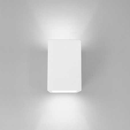Wall lamp straight plaster 75mm x 180mm x 75mm with double outlet