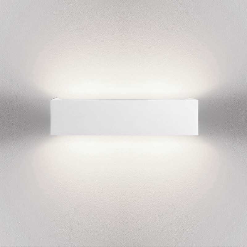 Wall lamp straight plaster 360mm x 90mm x 60mm with double outlet