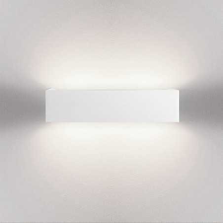 Wall lamp straight plaster 360mm x 90mm x 60mm with double outlet