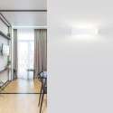 Wall lamp straight plaster 360mm x 90mm x 60mm with double outlet
