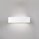 Wall lamp straight plaster 220mm x 75mm x 75mm with double outlet