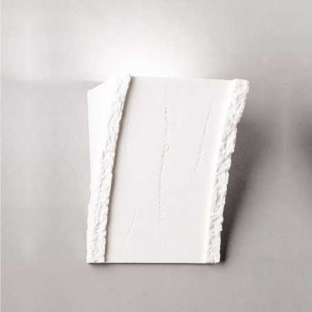 Wall lamp engraved plaster 285mm x 350mm x 180mm