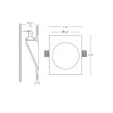 Plaster marker 140mm x 250mm x 75mm depth