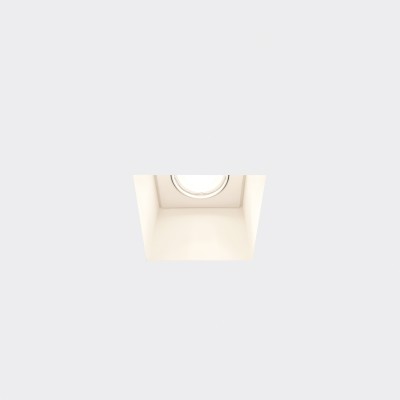 Plaster GU10 spotlight 98mm x 98mm and height 120mm