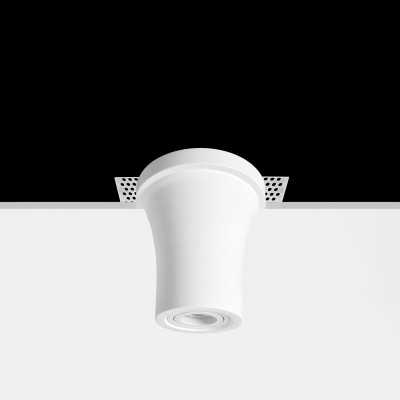 Plaster GU10 adjustable spotlight 162mm diameter x 146mm