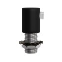 Cylindrical metal clamp for cable M10x1 | LIGHTING DIY