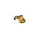 Wall and ceiling brackets in brass for 10mm pipes
