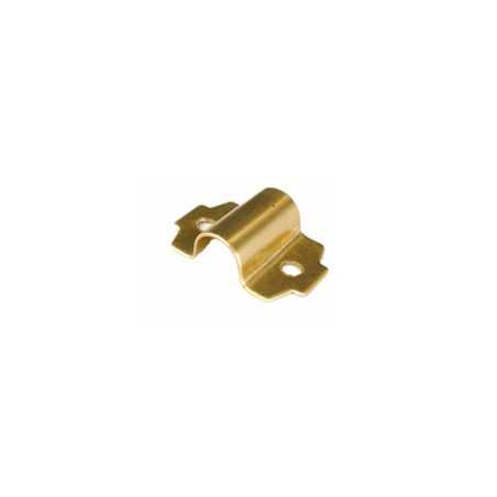 Wall and ceiling brackets in brass for 10mm pipes
