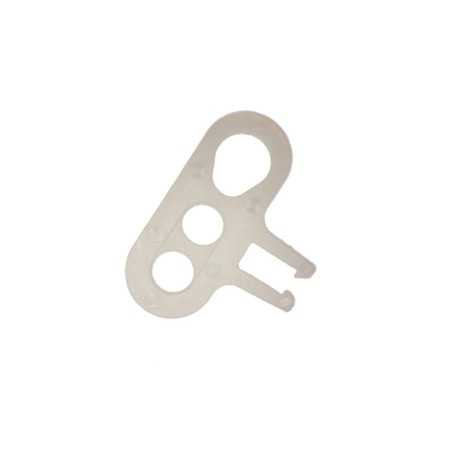 Anti-pull plastic piece for lamps