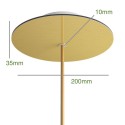 Customisable round ceiling rose 200 mm | LightingDIY.com
