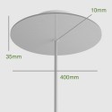 XXL ceiling rose 400 mm customisable for lamps | LIGHTING DIY