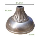Decorative rosette with side moldings 84mm x 53mm