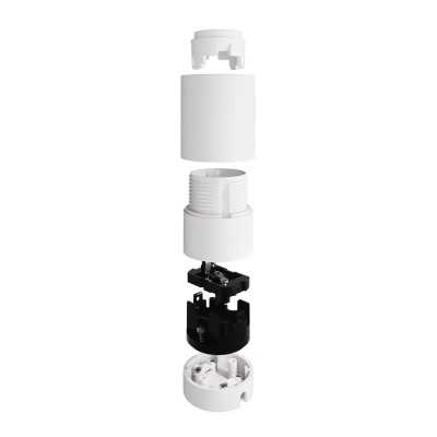 Lamp holder socket for E27 linkable 50mm x 75mm