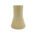 Conical wooden lamp holder cover for E14 and GU10 sockets