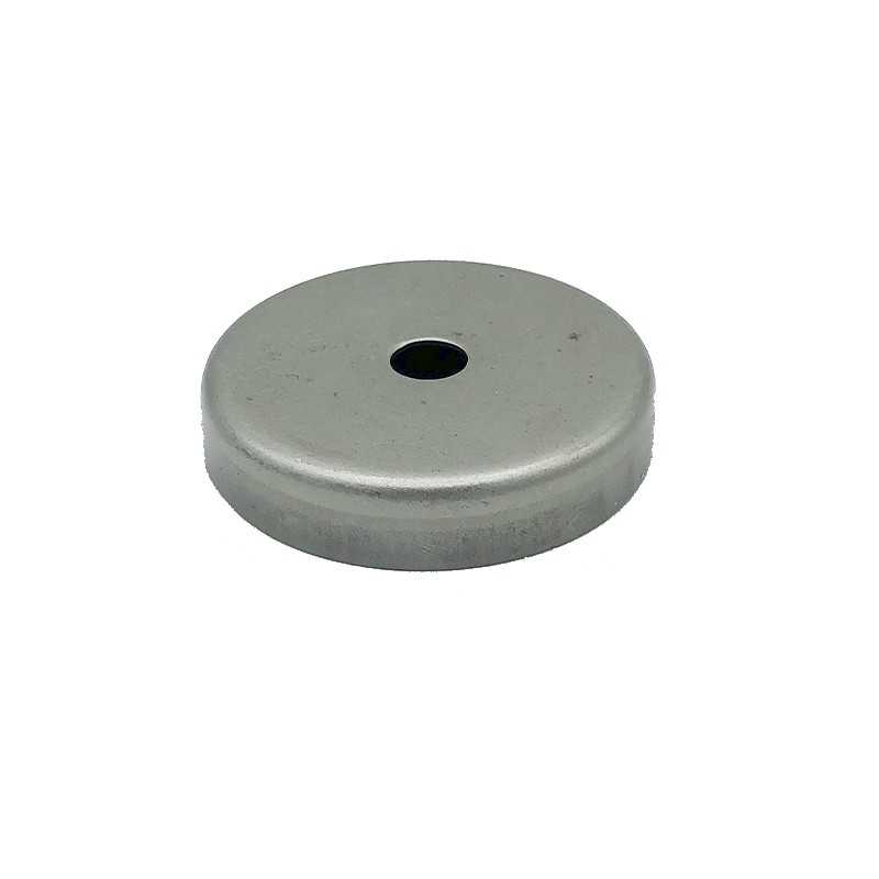 Raw iron lamp holder cover 58mm diameter x 9mm