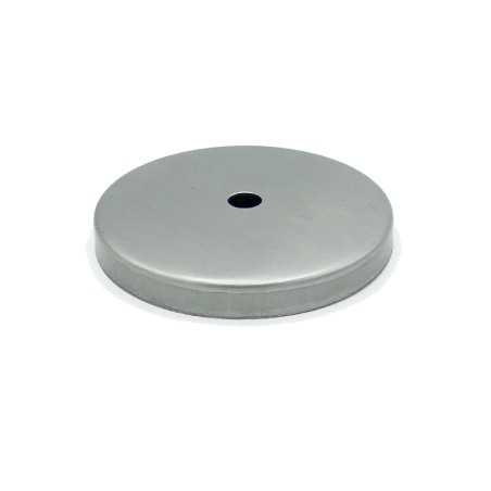 Raw iron globe holder cap 63mm diameter x 7mm