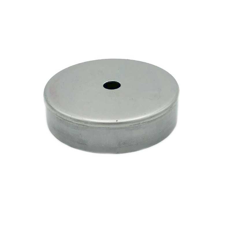 Raw iron lamp holder cover 78mm diameter x 17mm