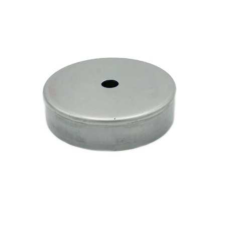 Raw iron lamp holder cover 78mm diameter x 17mm