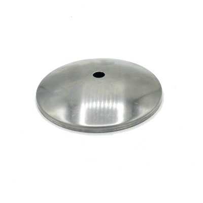 Concave raw iron globe holder cover 105mm diameter x 4mm